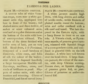 "Fashions for Ladies." Ackermann's September 1813