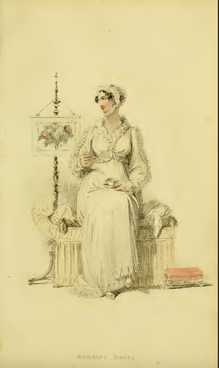 Ackermanns Fashion plate 25 April 1814: Morning Dress 