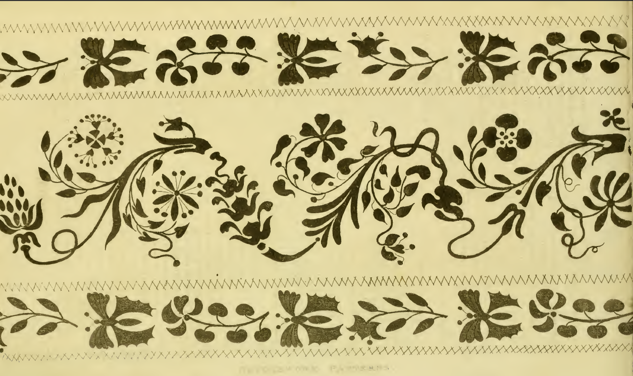 Ackermanns April 1814: Needlework patterns