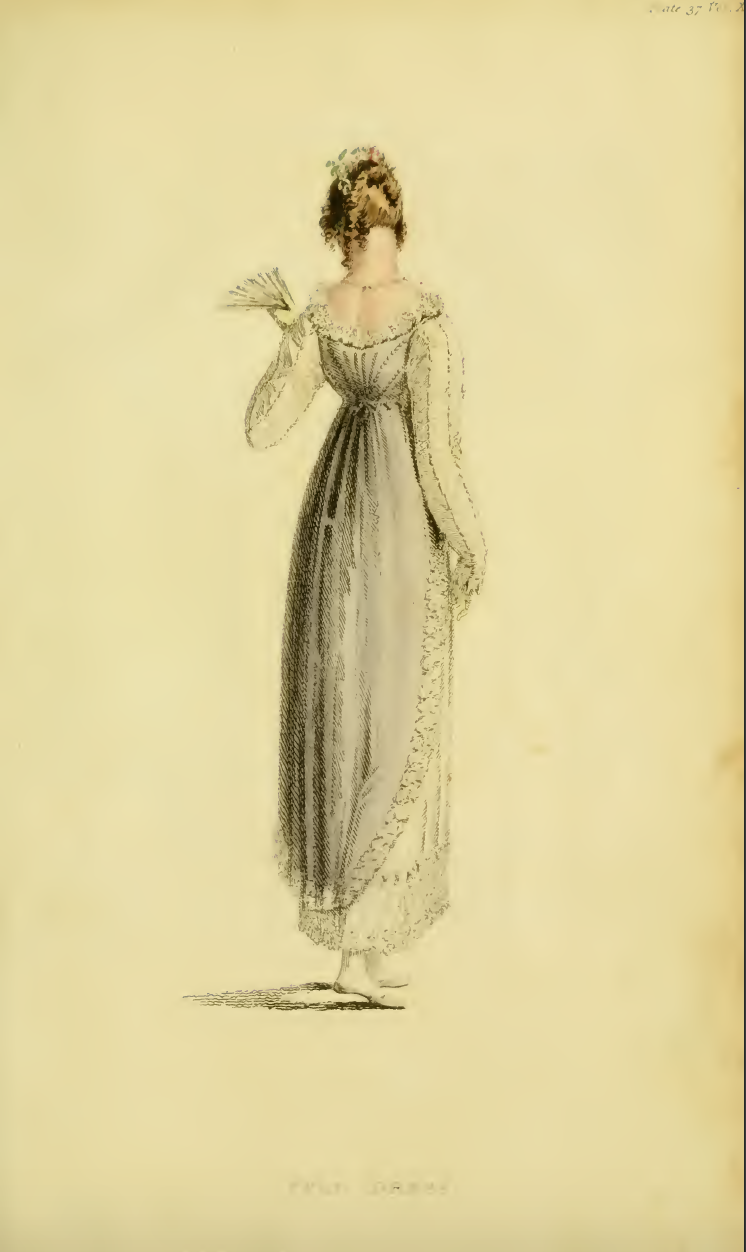 Ackermann's June 1814, plate 37: "Full Dress"