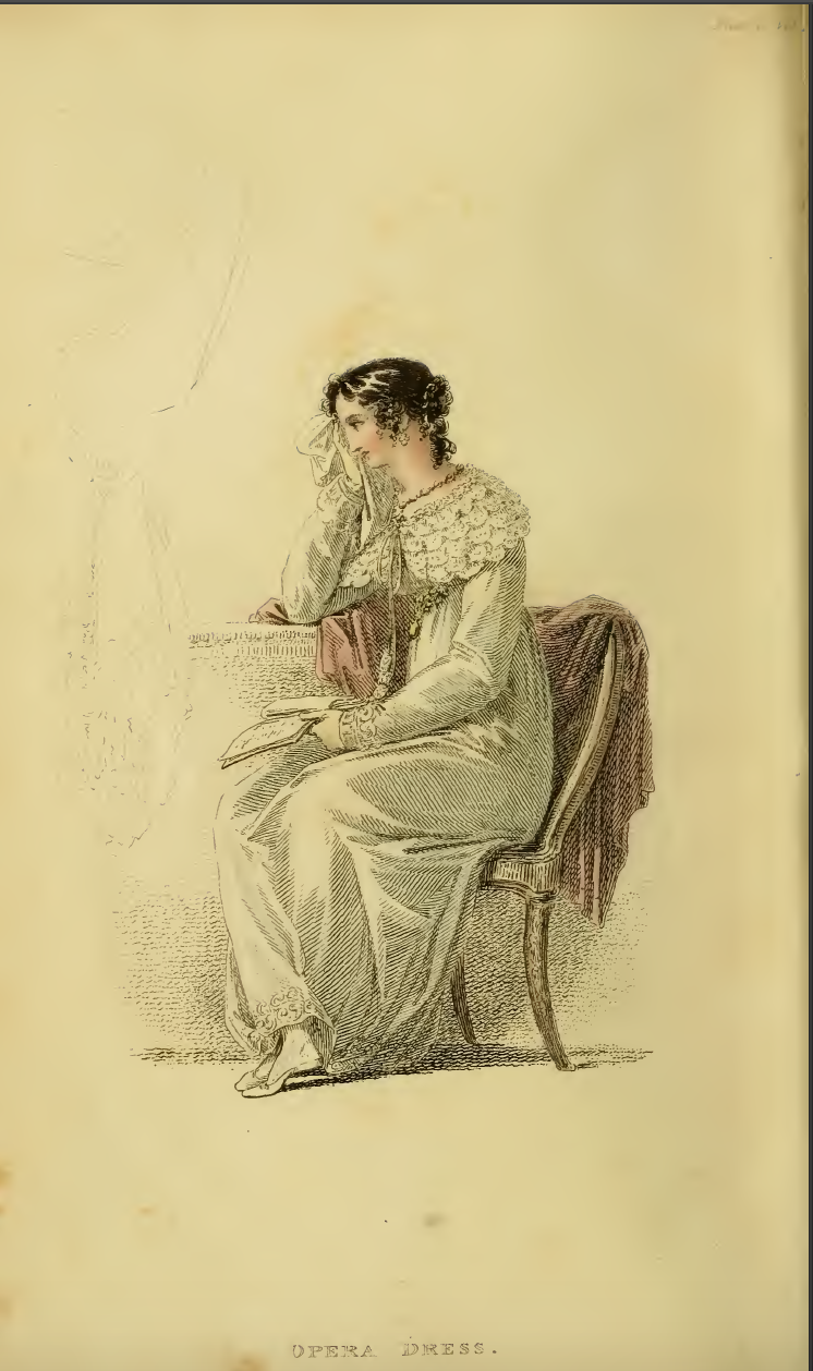 Ackermanns May 1814, Plate 30: Opera Dress