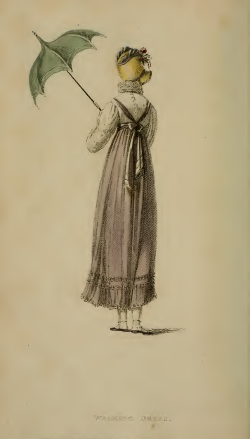 Walking Dress, Ackermann's August 1814