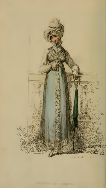 Promenade Dress, Ackermanns October 1814