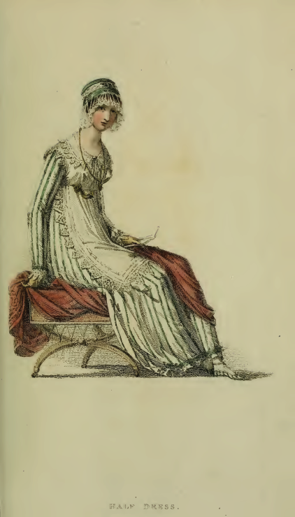 Plate 26, Ackermann's November 1814: "Half-Dress"