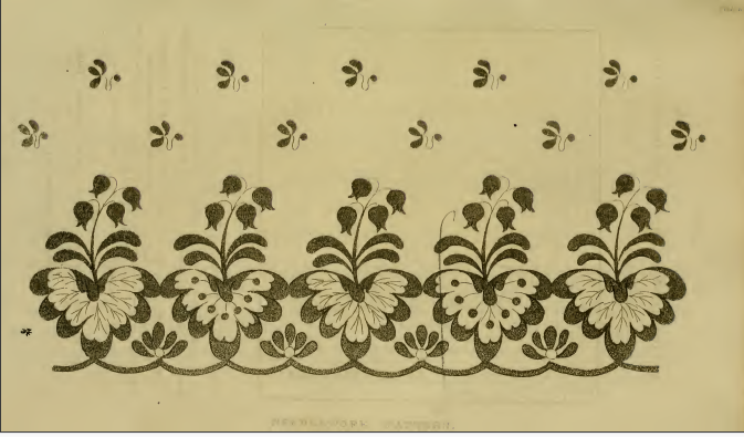 Ackermann's Repository, Pattern of Needle-work, February 1815