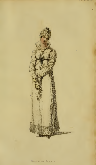 Ackermann's Fashion Plates March 1815, plate 14: Morning Dress