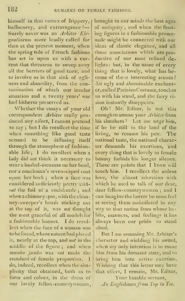 Ackermann's March 1815 "Remarks on Female Fashion" text, part 2