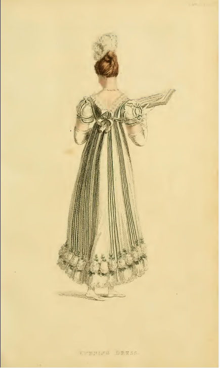 Ackermanns Fashion Plates July 1815, plate 5: Evening Dress
