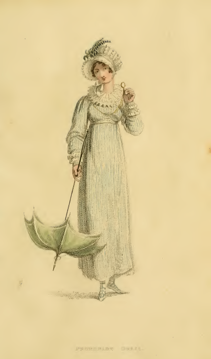 Ackermann's Fashion Plate, August 1815: Promenade Dress