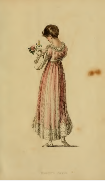 Ackermann's Fashion Plates, May 1815, plate 25: Evening Dress