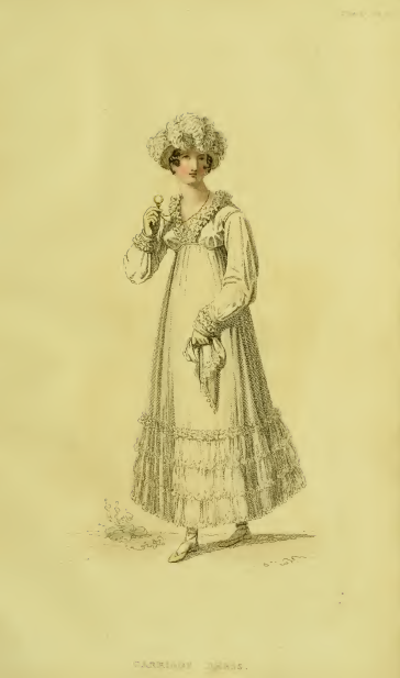 Ackermann's Fashion Plates September 1815, plate 17: Carriage Dress