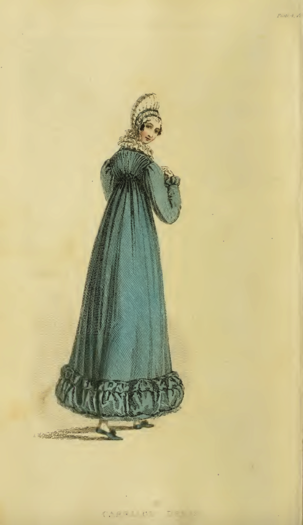 Ackermann's Fashion Plates, January 1816. Plate 4: Morning or Carriage Dress