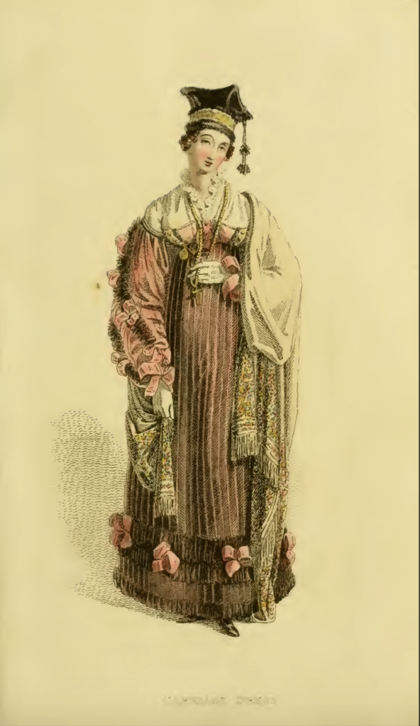 Ackermann's Fashion Plate 17, March 1816: Carriage Dress