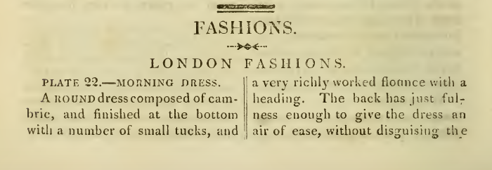 Ackermann's April 1816 London Fashions