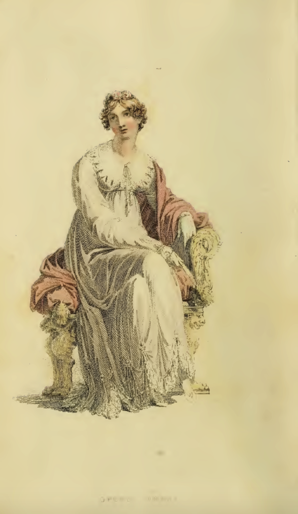 Ackermann's July 1816 Plate 4: Opera Dress