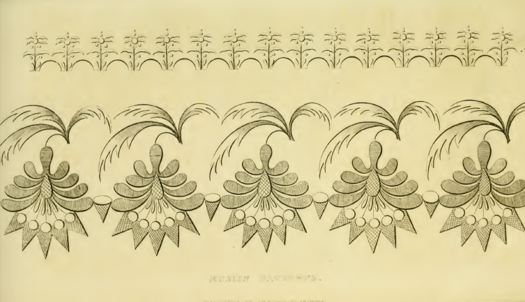 Ackermanns November 1816 muslin patterns