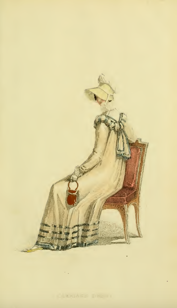 Ackermann's fashion plates December 1816: Plate 35, Carriage Dress
